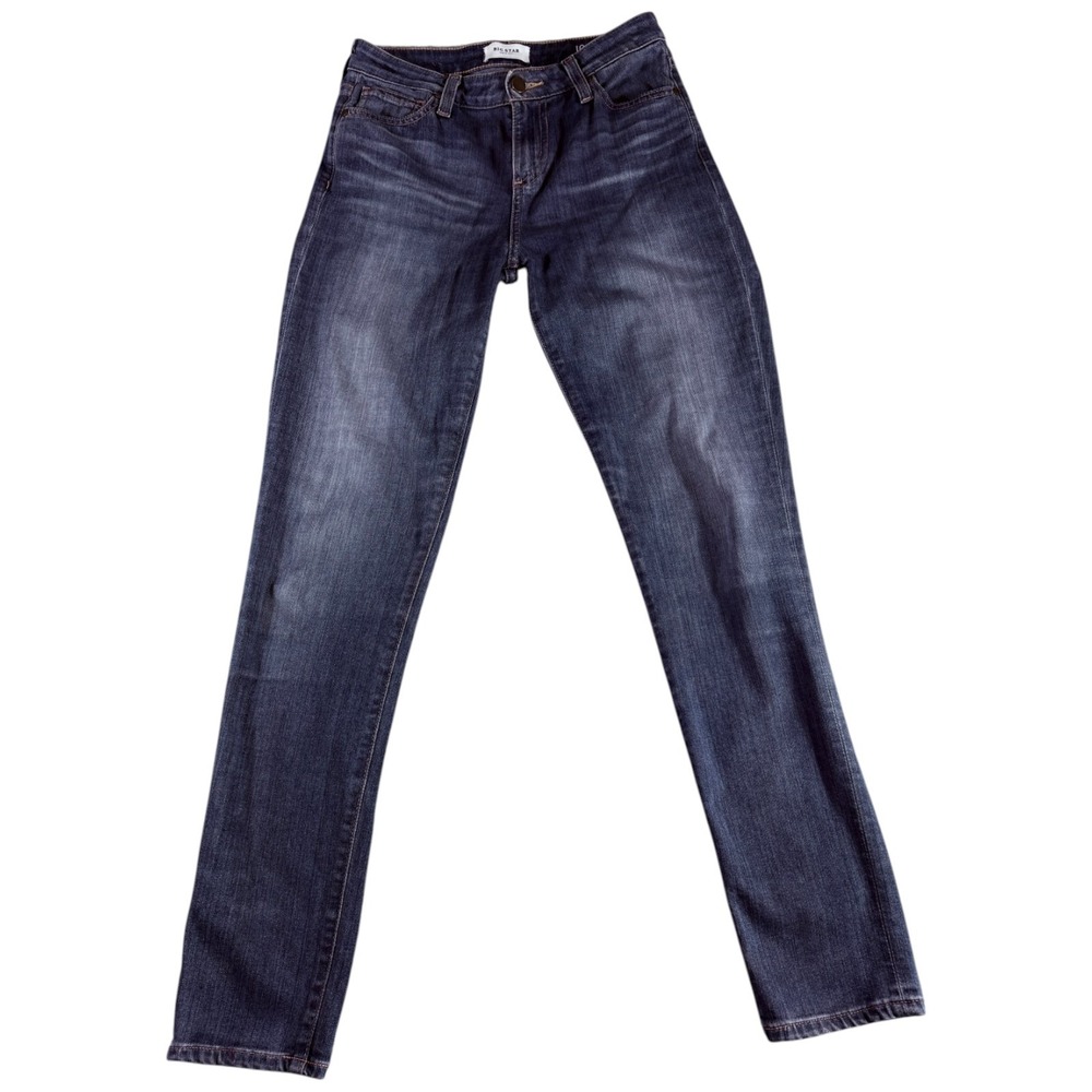 Big Star Ella Jeans Womens 10 Dark Washed Premium Stretch High Rise Skinny